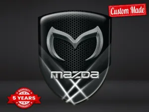 Mazda Logo Silicona S Auto Pro Máximo Resistente Versión 